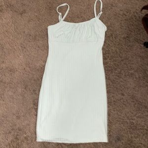 Light green mini dress